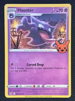 2022 Pokemon TCG Trick or Trade Haunter #65 F Regular Uncommon Card EN - Image 1
