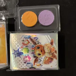 Pokemon ETB Accessories Prismatic Evolutions-Sleeves, Dice, Coins, Energy Cards - Image 2