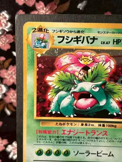 Venusaur 003 Intro Deck Promo Old Back Holo Japanese Pokemon Card [Near Mint---- - Image 3