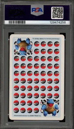 Pokemon Stadium Blue Playing Cards Nidorina Queen of Diamonds PSA 7 - Image 2