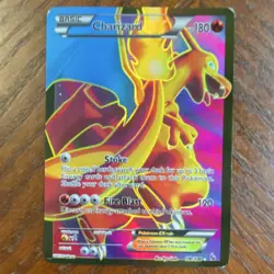 Pokemon Charizard EX Full Art 100/106 XY Flashfire Ultra Rare Holo English Card - Image 1