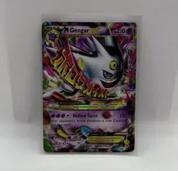 Pokemon TCG Mega Gengar EX Black Star Promo Shiny Holo Card NM Condition! - Image 1