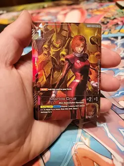 Marida Cruz GD01-093 R+ Alt Art Foil GUNDAM NEWTYPE RISING TCG CARD NM ENGLISH - Image 1