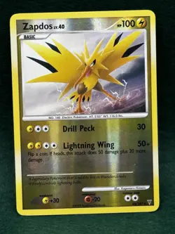 Zapdos 48/147 Supreme Victors Reverse Holo Rare 2009 English Pokemon TCG Card - Image 1