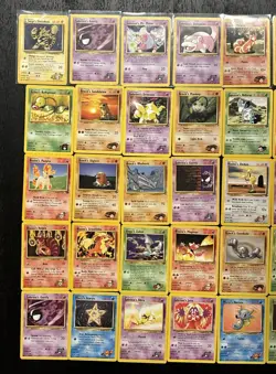 (50) POKEMON VINTAGE CARD LOT GYM HEROES BROCK MISTY BLAINE Kadabra Zubat Machop - Image 2