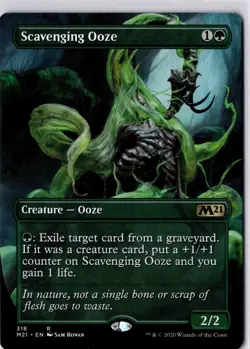 Scavenging Ooze (Alternate Art) Core Set 2021 Regular NM R 318 - Image 1