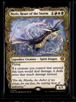 Neriv, Heart of the Storm (Showcase) - 314 - TDM - NM - MTG Magic the Gathering - Image 1