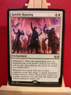 Rabble Rousing - Streets Of New Capenna - Rare - NM - MTG - Image 1