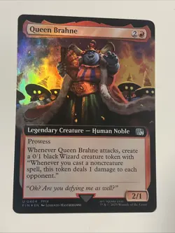 MTG | Queen Brahne (Extended Art) [FINAL FANTASY] ✨FOIL✨ - Image 1