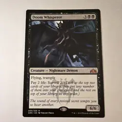 MTG Doom Whisperer - Guilds of Ravnica Lightly Played English - Image 1