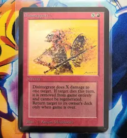 Magic the Gathering Disintegrate 1993 Alpha MTG NM+ - Image 1