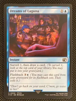 MTG Magic the Gathering Dreams of Laguna #50 Final Fantasy Instant Common - Image 1