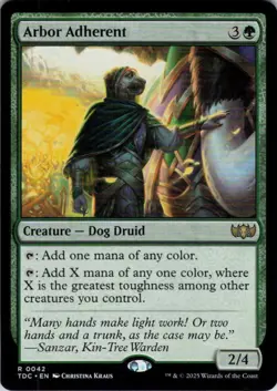 MTG Arbor Adherent (42) | NM | Commander: Tarkir: Dragonstorm {TDC} - Image 1