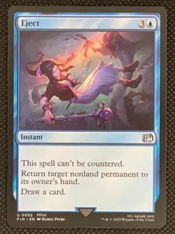 MTG Magic the Gathering Eject #52 Final Fantasy Instant Uncommon Non Foil - Image 1