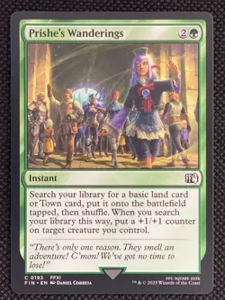MTG Magic the Gathering Prishe's Wanderings #193 Final Fantasy Instant Common - Image 1