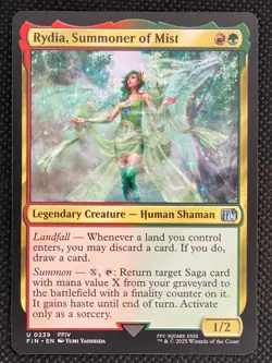 MTG Magic the Gathering Rydia, Summoner of Mist #239 Final Fantasy Legendary - Image 1