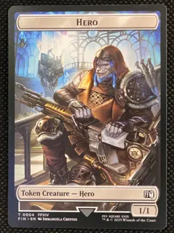 MTG Magic the Gathering Moogle Token creature #11 Hero #4 Final Fantasy Non Foil - Image 2