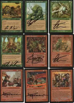NEARLY COMPLETE M:tG ONSLAUGHT Set - 86 RARES! - with 120 SIGNED by 26 ARTISTS! - Image 2
