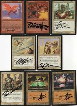 NEARLY COMPLETE M:tG ONSLAUGHT Set - 86 RARES! - with 120 SIGNED by 26 ARTISTS! - Image 3