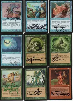 Near-Complete MTG M:tG JUDGMENT Set - 37 RARES! - with 46 SIGNED by 19 ARTISTS! - Image 1