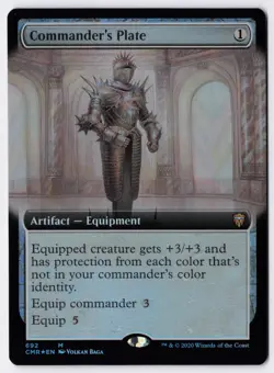 Commander's Plate - Foil - Extended Art - MTG Commander Legends - RareCo - Image 1