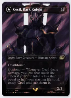 Cecil, Dark Knight - Surge Foil - Borderless - MTG FINAL FANTASY - RareCo - Image 1