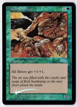 Muscle Sliver - Foil - MTG Friday Night Magic 2003 - RareCo - Image 1