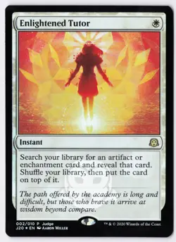Enlightened Tutor - Foil - MTG Judge Promo - RareCo - Image 1