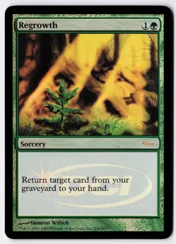 Regrowth - Foil - MTG Judge Promo - RareCo - Image 1