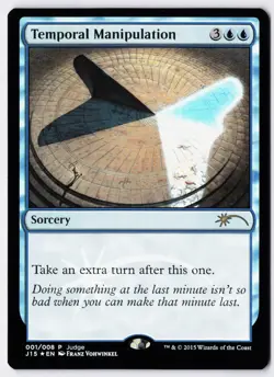 Temporal Manipulation - Foil - MTG Judge Promo - RareCo - Image 1