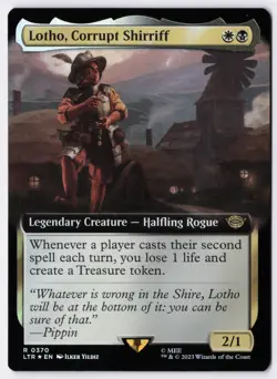 Lotho, Corrupt Shirriff - Foil-Extended Art - MTG Universes Beyond: LOTR -RareCo - Image 1