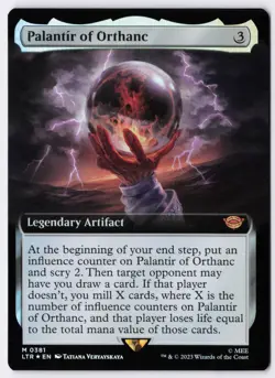 Palantir of Orthanc - Foil - Extended Art - MTG Universes Beyond: LOTR - RareCo - Image 1