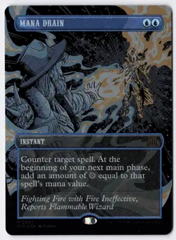 Mana Drain - Textured Foil - MTG Outlaws of Thunder Junction: Breaking News - Image 1