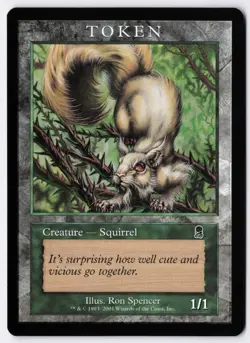Squirrel Token (Odyssey) - MTG Magic Player Rewards 2002 - RareCo - Image 1