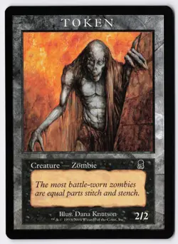 Zombie Token (Odyssey) - MTG Magic Player Rewards 2002 - RareCo - Image 1