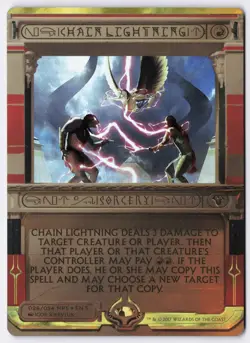 Chain Lightning - Foil - MTG Masterpiece Series: Amonkhet Invocations - RareCo - Image 1