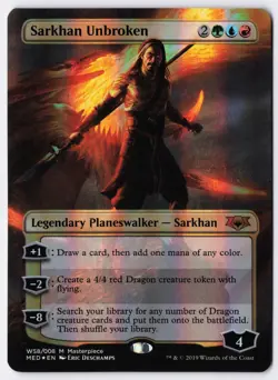 Sarkhan Unbroken - Foil - MTG War of the Spark: Mythic Edition - RareCo - Image 1