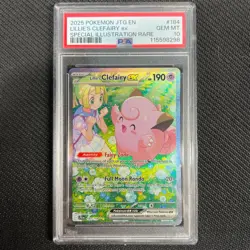 Lillie's Clefairy ex 184/159 PSA 10 SIR Journey Together TCG CCG Pokemon - Image 4