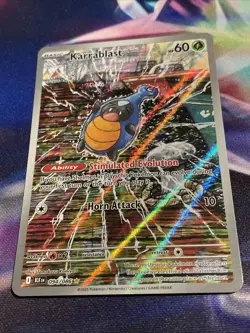 Pokemon TCG Karrablast 094/086 Illustration Rare Black Bolt English NM/M - Image 2
