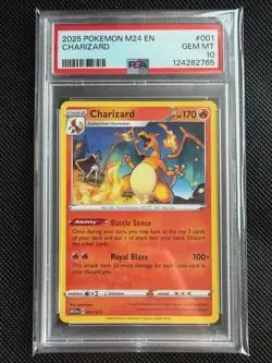 2025 POKEMON M24 EN-MCDONALD'S COLLECTION #001 Charizard PSA 10 - Image 1