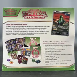 2 Temporal Forces Pokemon Center Elite Trainer Box Iron Leaves & Walking Wake - Image 4