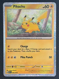 2025 Pokemon TCG M24 EN Pikachu #2 Mcdonald Holo - Image 1