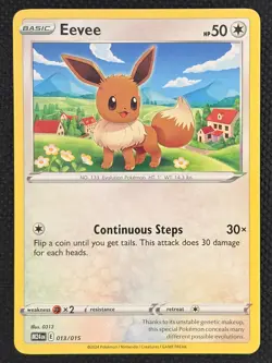 2025 Pokemon TCG M24 EN Eevee #13 Mcdonald Regular - Image 1