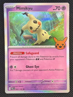 2023 Pokemon TCG Trick or Trade Mimikyu #97 HOLO Rare PAL EN - Image 1