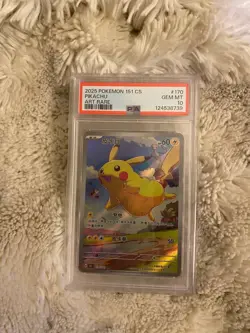 2025 Pokemon TCG Pikachu #170 151 Edition, 170/151 Chinese Pikachu PSA 10 - Image 1