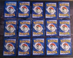 Lot of 15 Vintage Pokemon Cards English WOTC Non-Holo - Image 2