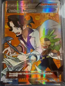 Professor Sycamore Full Art PSA 7 114 Steam Siege Pokemon XY 2016 holo - Image 2