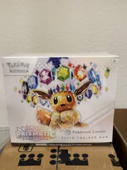 Pokemon Prismatic Evolutions Pokemon Center Exclusive ETB - Brand New Sealed - Image 1
