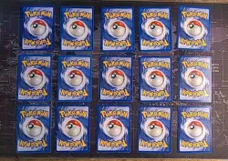 Lot of 15 Vintage Pokemon Cards English WOTC Non-Holo - Image 2