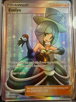 Evelyn 175 PSA 10 Team Up 2019 Pokemon Sun and Moon full art female trainer - Image 2